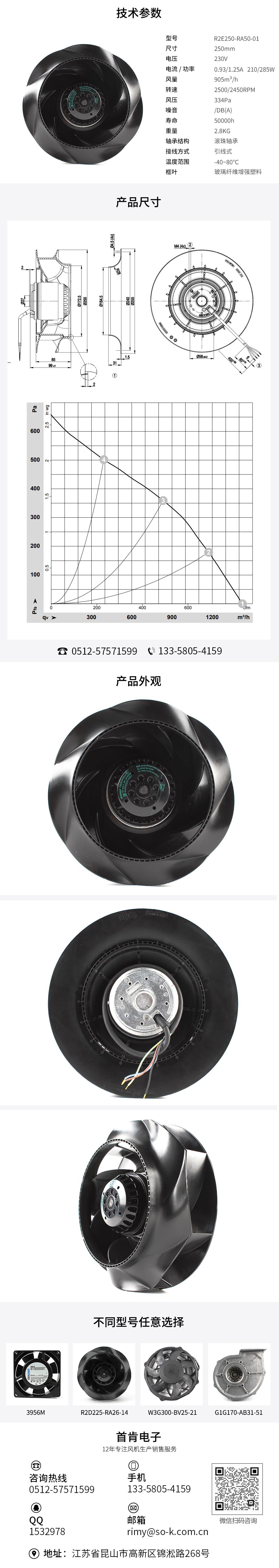 雙滾珠交流風扇